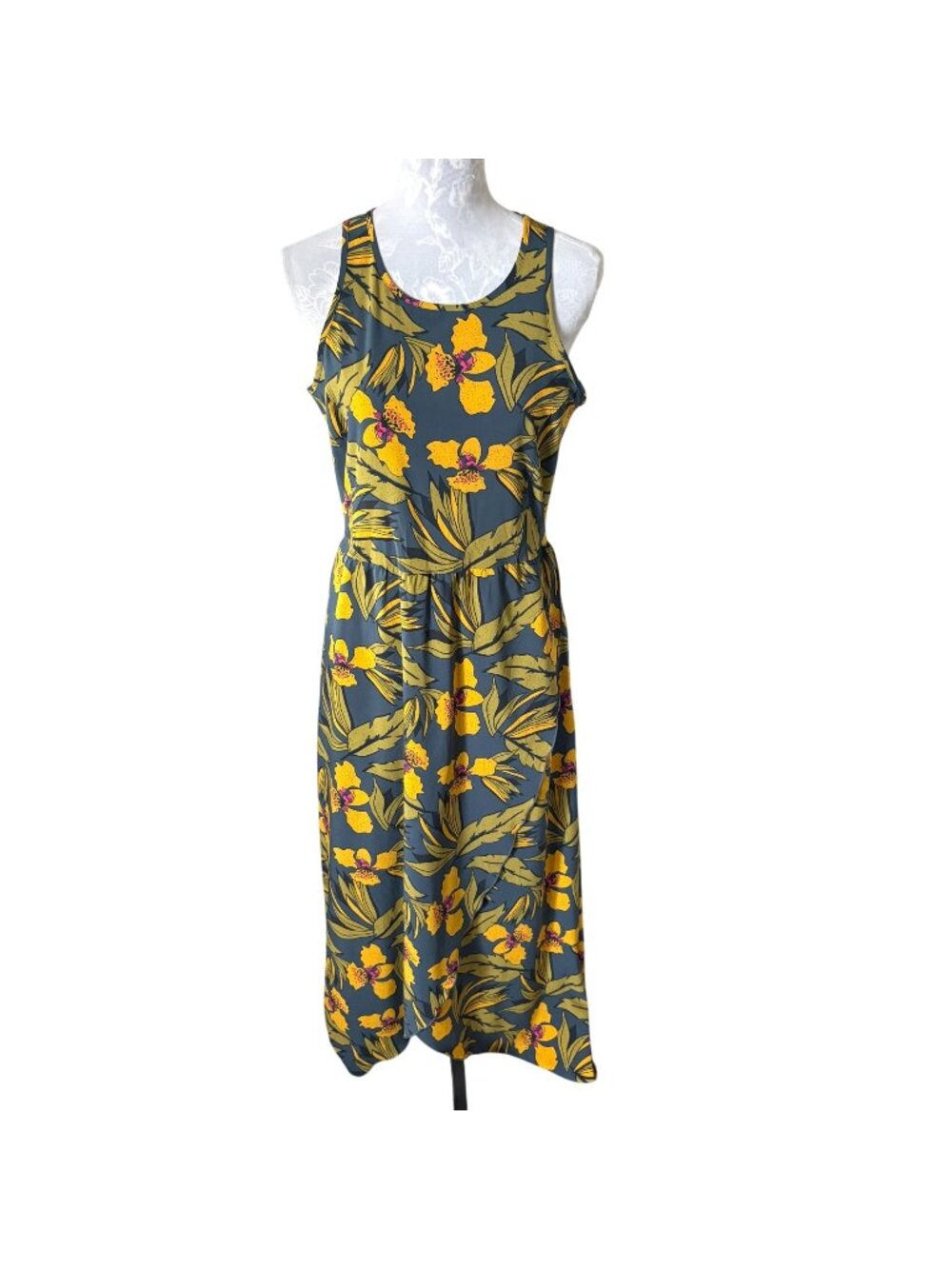 Toad and Co Sunkissed Maxi Dress Womens Medium Sleeveless UPF 50+